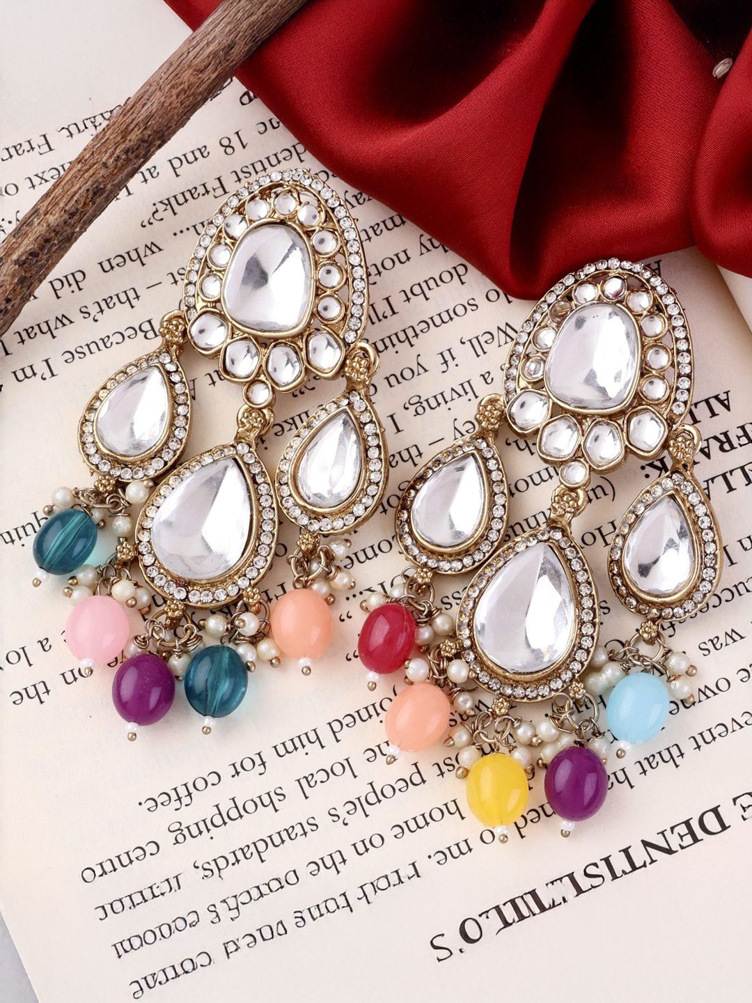 

SHONA'S STYLE Contemporary Drop Earrings, Gold