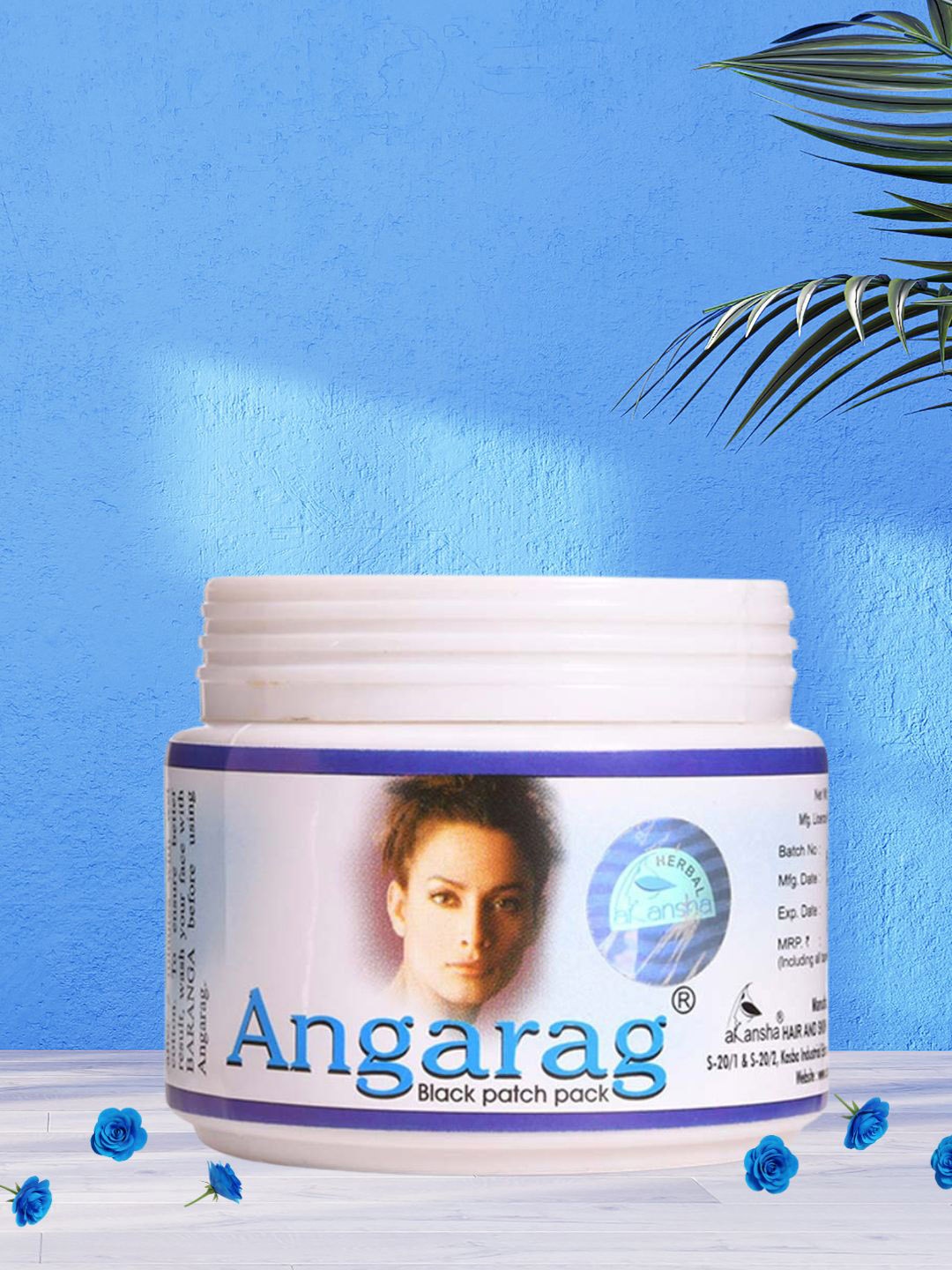 

AKANSHA HAIR & SKIN CARE HERBAL UNIT PVT LTD Angarag Tan Removal Powder Face Pack - 50 g, White