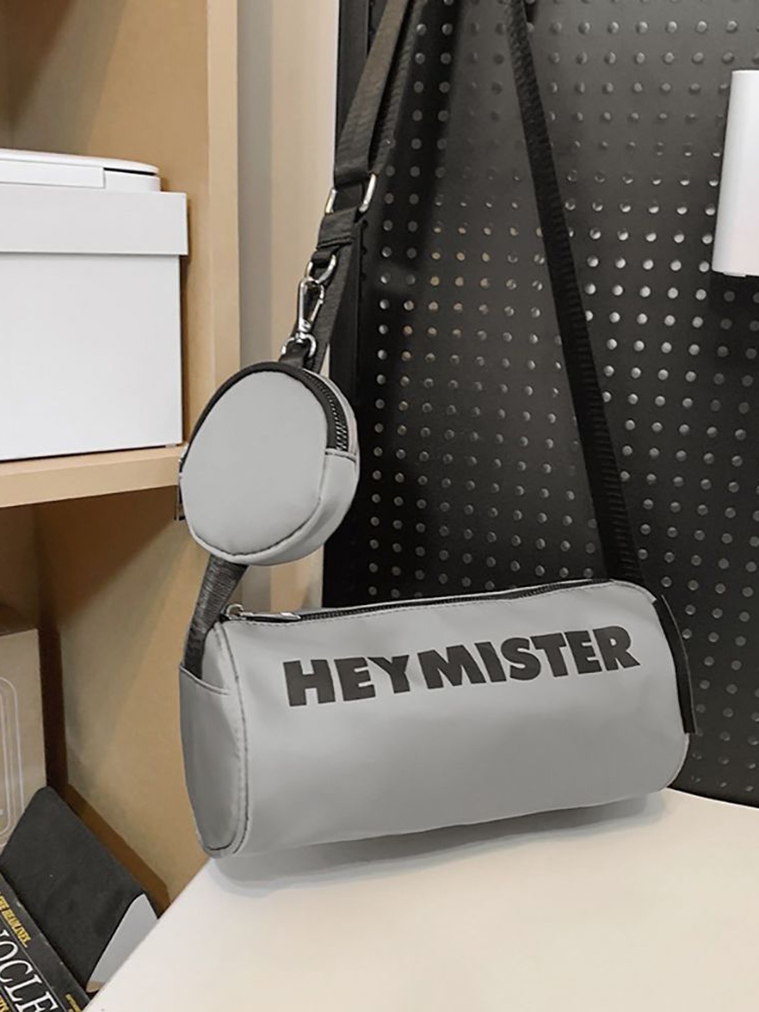 

StyleCast x Revolte Sling Bag, Grey