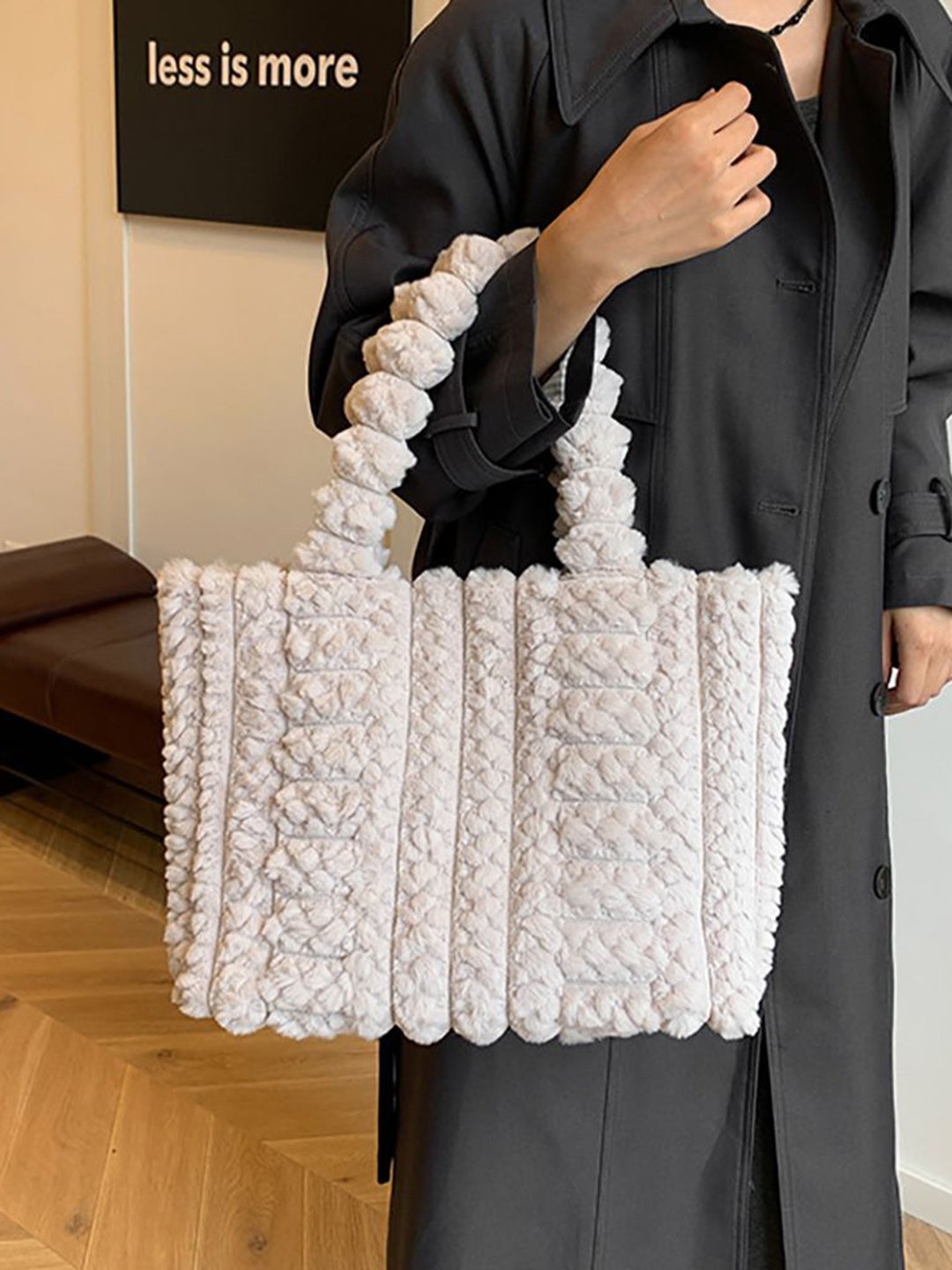 

StyleCast x Revolte Half Moon Shoulder Bag, White