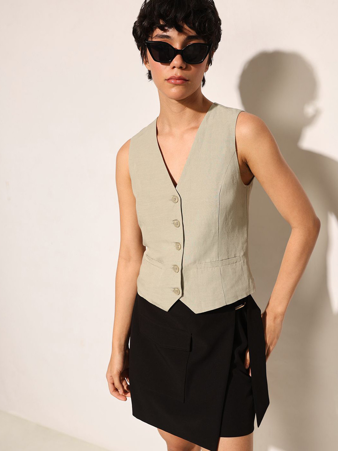 

ONLY Tank Top, Beige