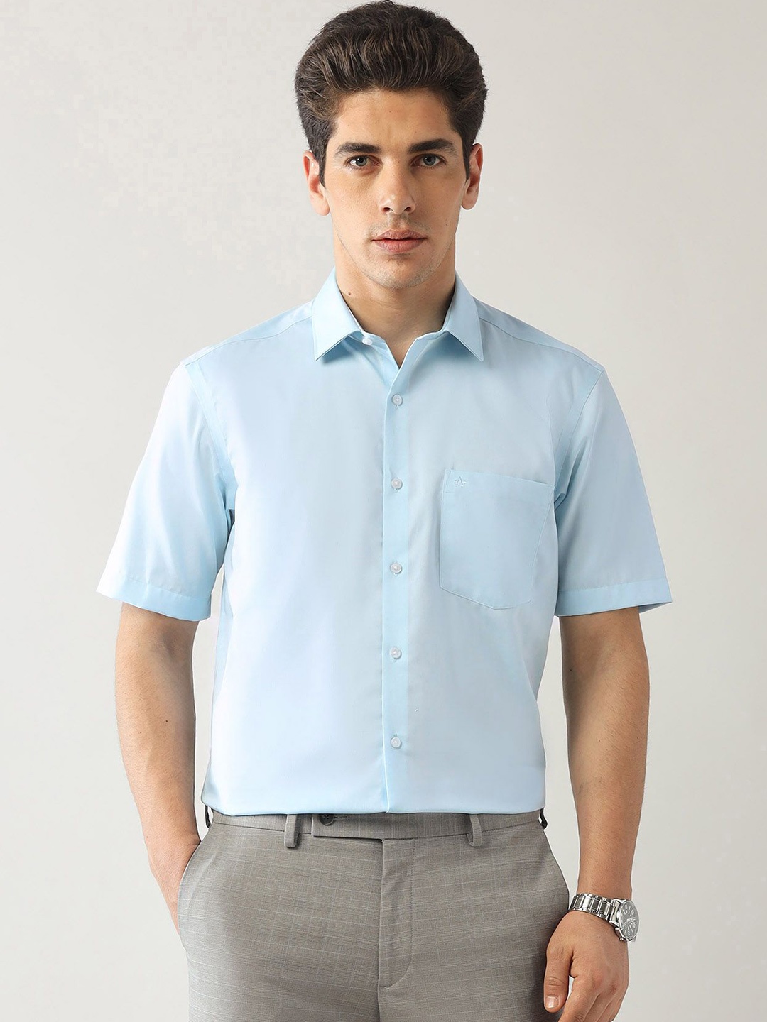 

Arrow Men Classic Opaque Formal Shirt, Blue