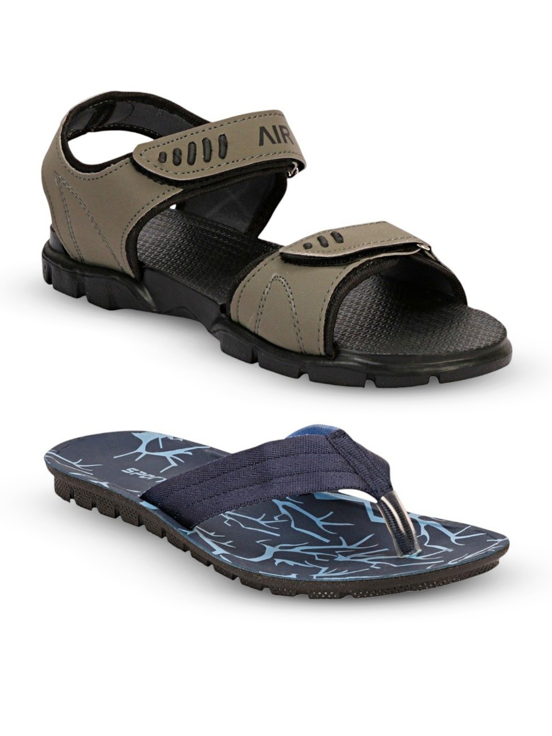 

ORVAX Men Comfort Sandals, Grey