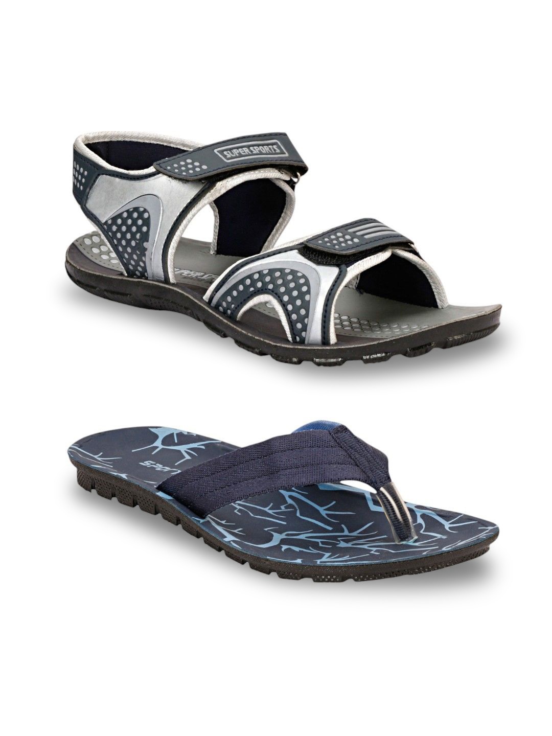 

ORVAX Men Comfort Sandals, Grey