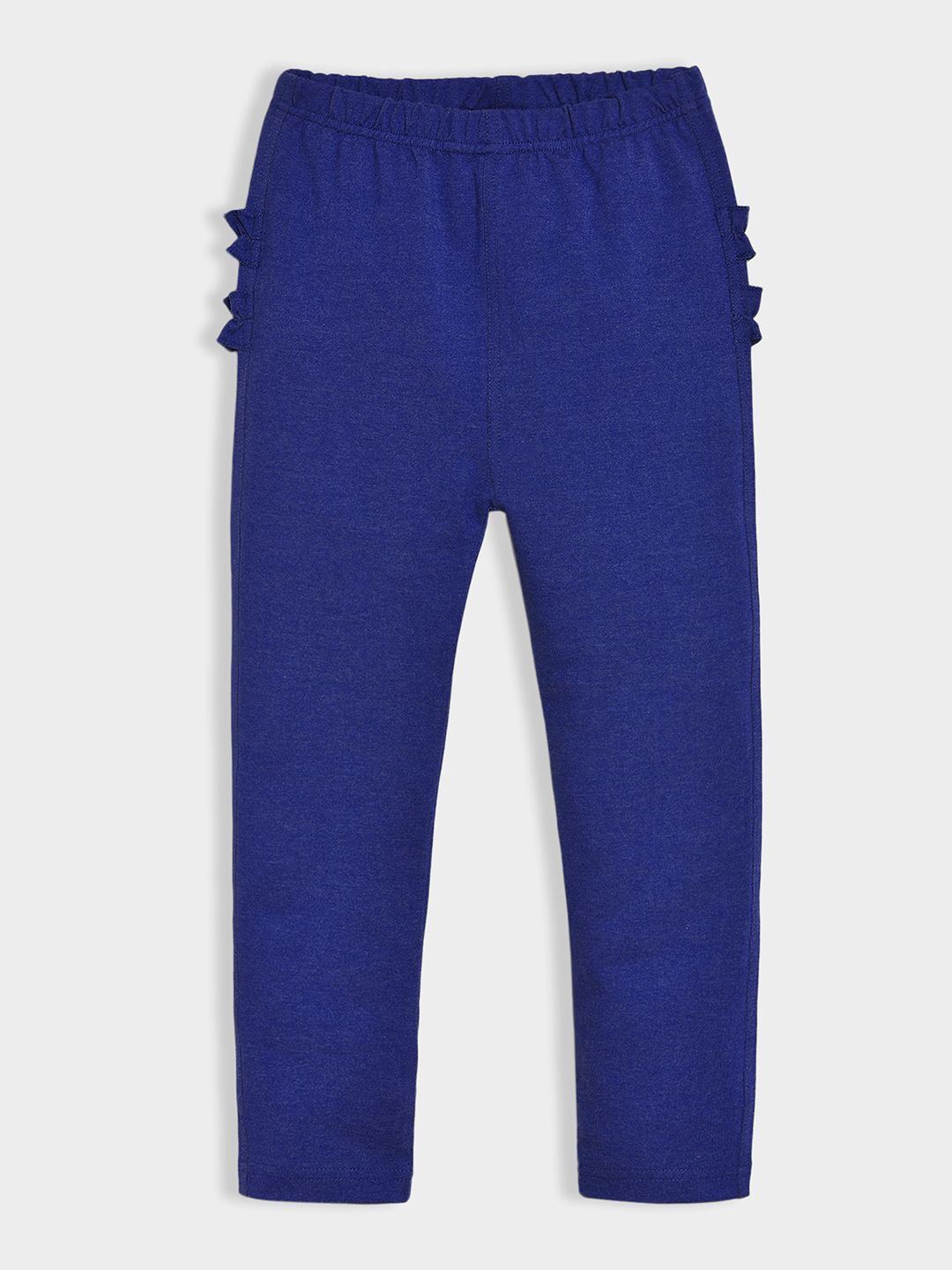

MiArcus Girls Back Frill Design Legging, Blue