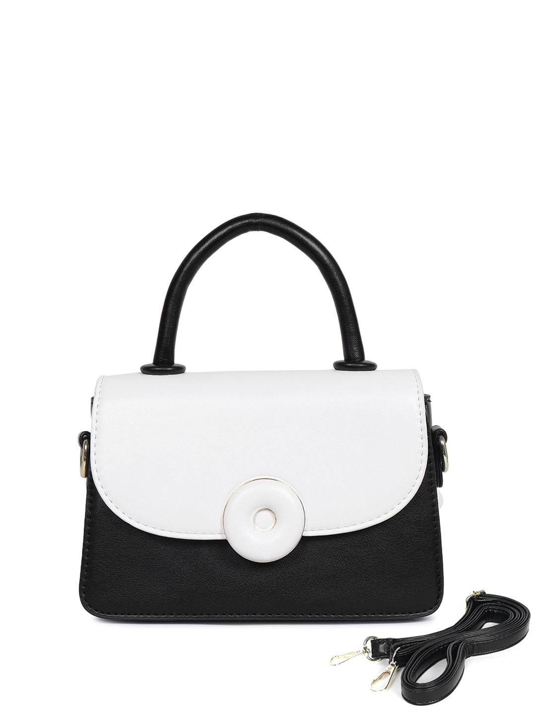 

Pramadda Pure Luxury PU Sling Bag, Black