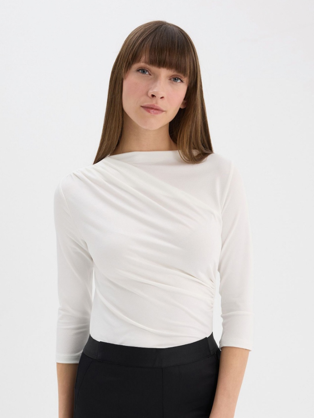 

DeFacto Women Extended Sleeves Applique T-shirt, Na