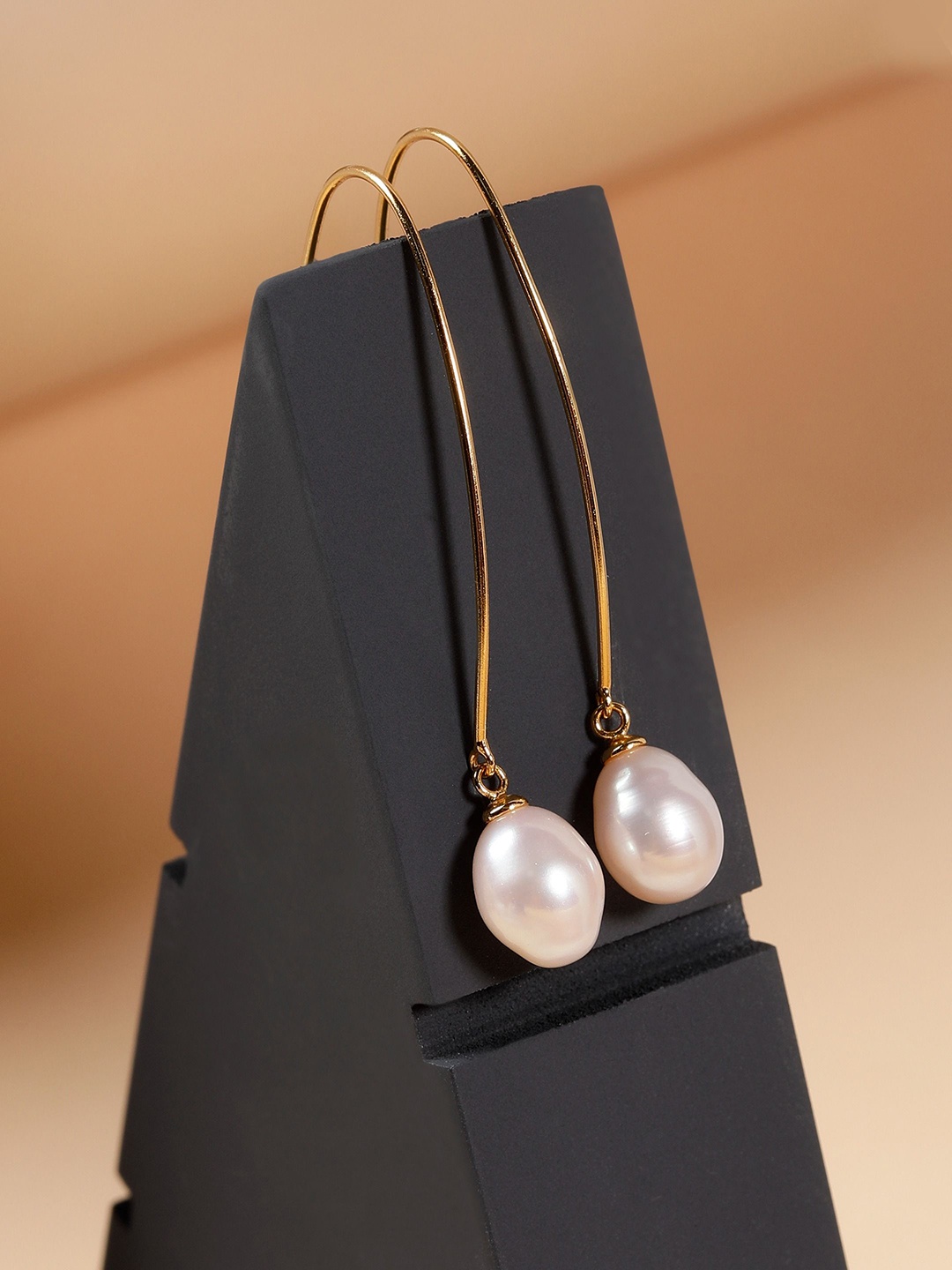 

DIAVO Contemporary Drop Earrings, Gold