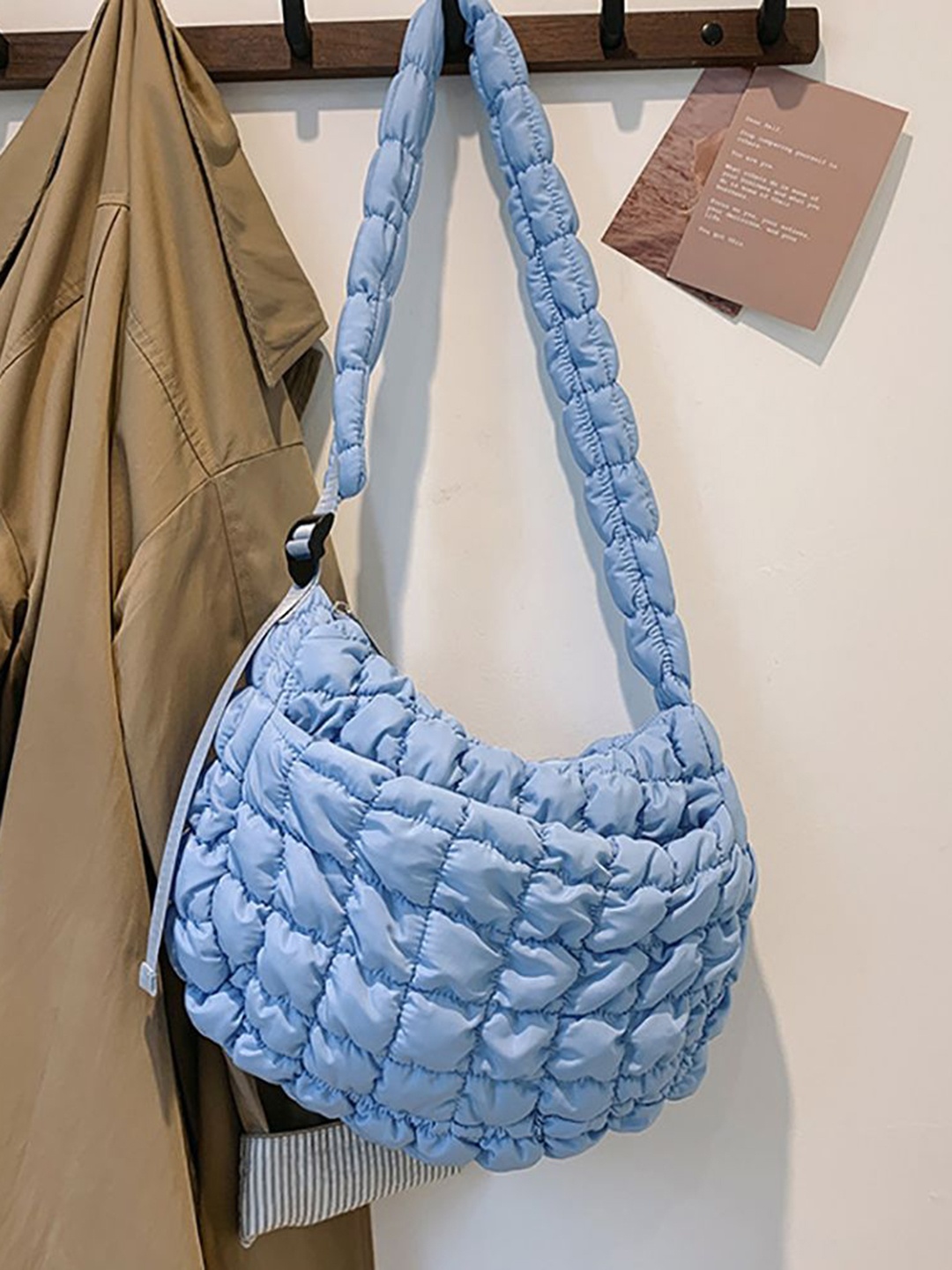 

StyleCast x Revolte Swagger Shoulder Bag, Blue