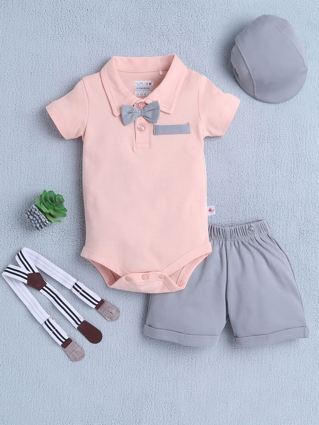 

BUMZEE Boys Shorts, Peach