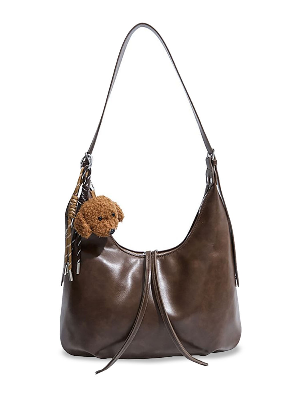 

StyleCast x Revolte PU Bucket Shoulder Bag, Brown