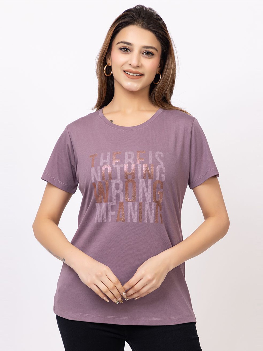 

GFO Print Cotton Top, Lavender