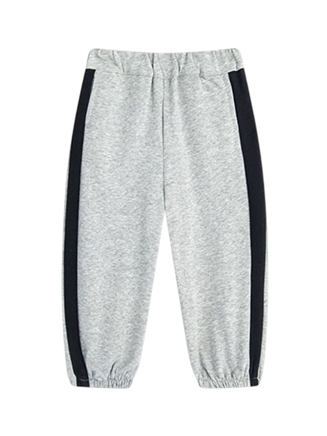 

LULU & SKY Boys Tapered Fit High-Rise Joggers Trousers, Grey