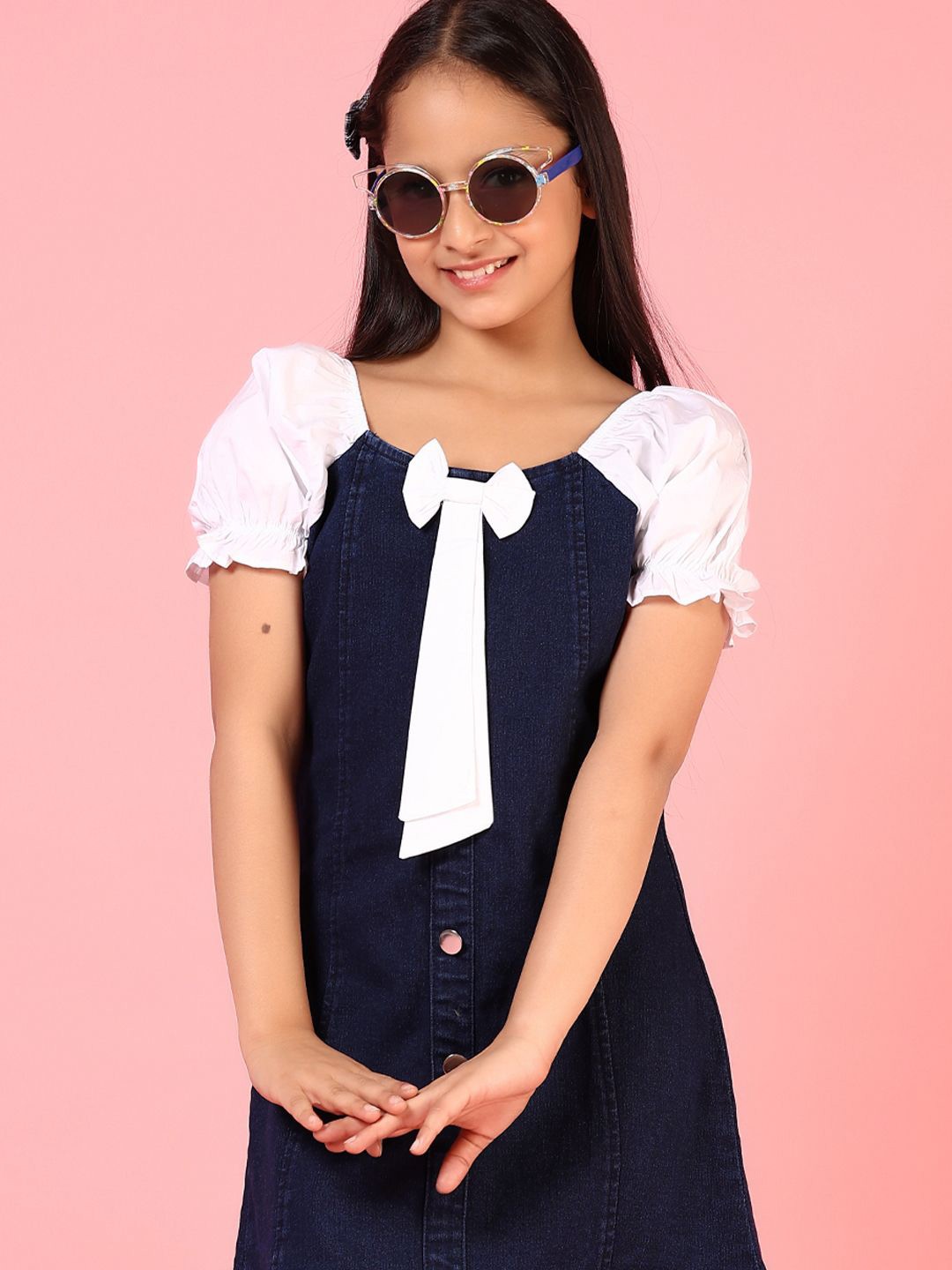 

V-Mart A-Line Dress, Blue