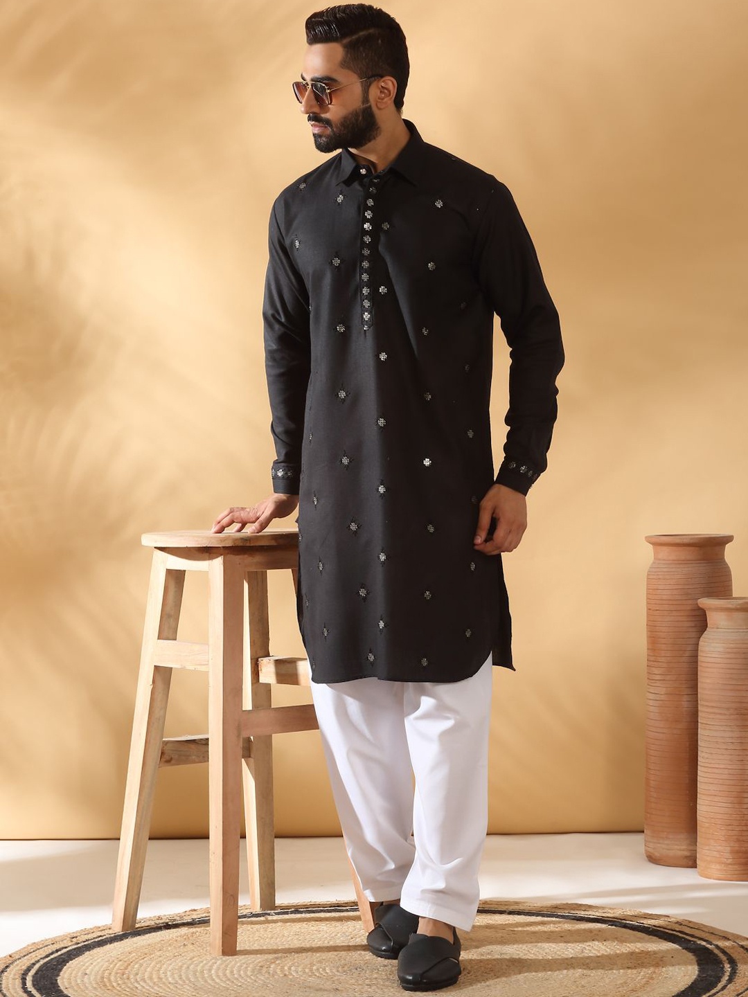 

KRAFT INDIA Men Loose Fit Cotton Salwar, White