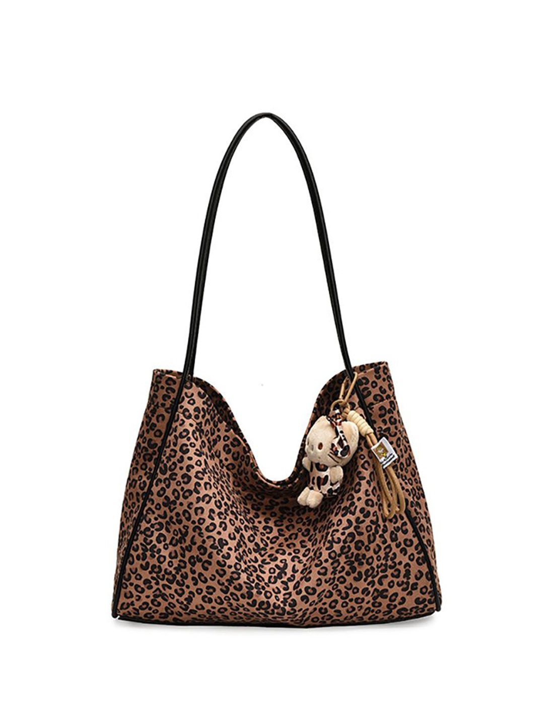 

StyleCast x Revolte Animal Printed PU Hobo Bag, Coffee brown