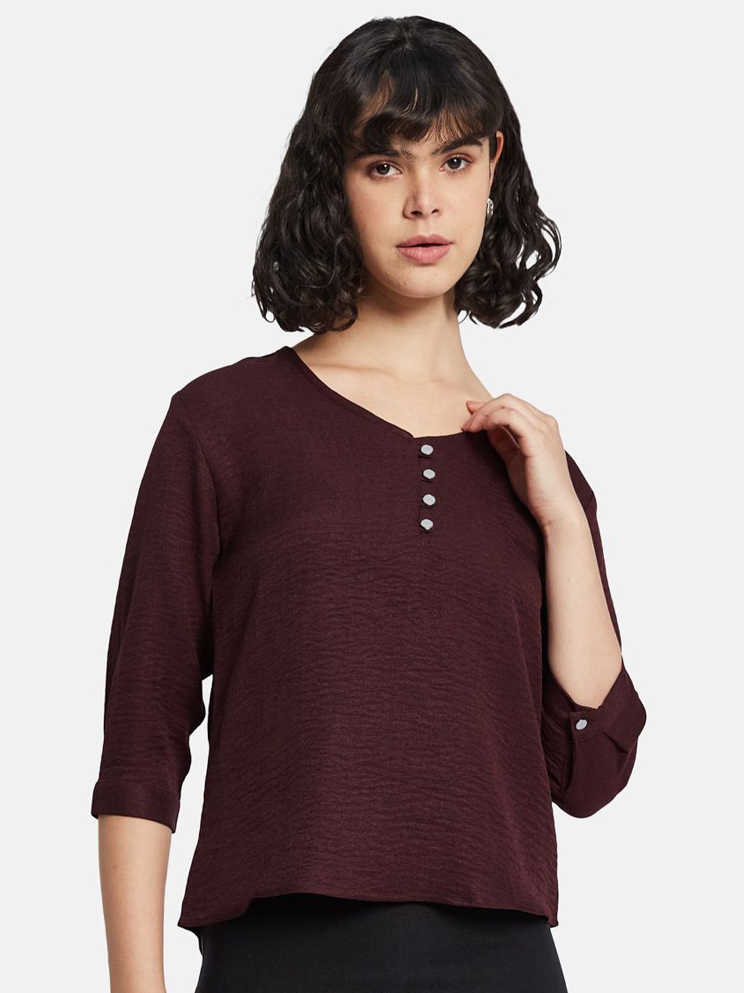 

METTLE Cotton Top, Maroon