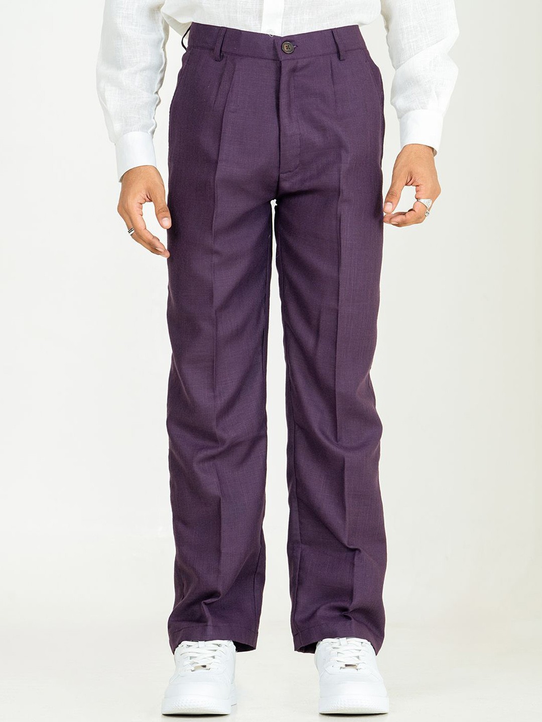 

Tistabene Men Relaxed Trousers, Purple