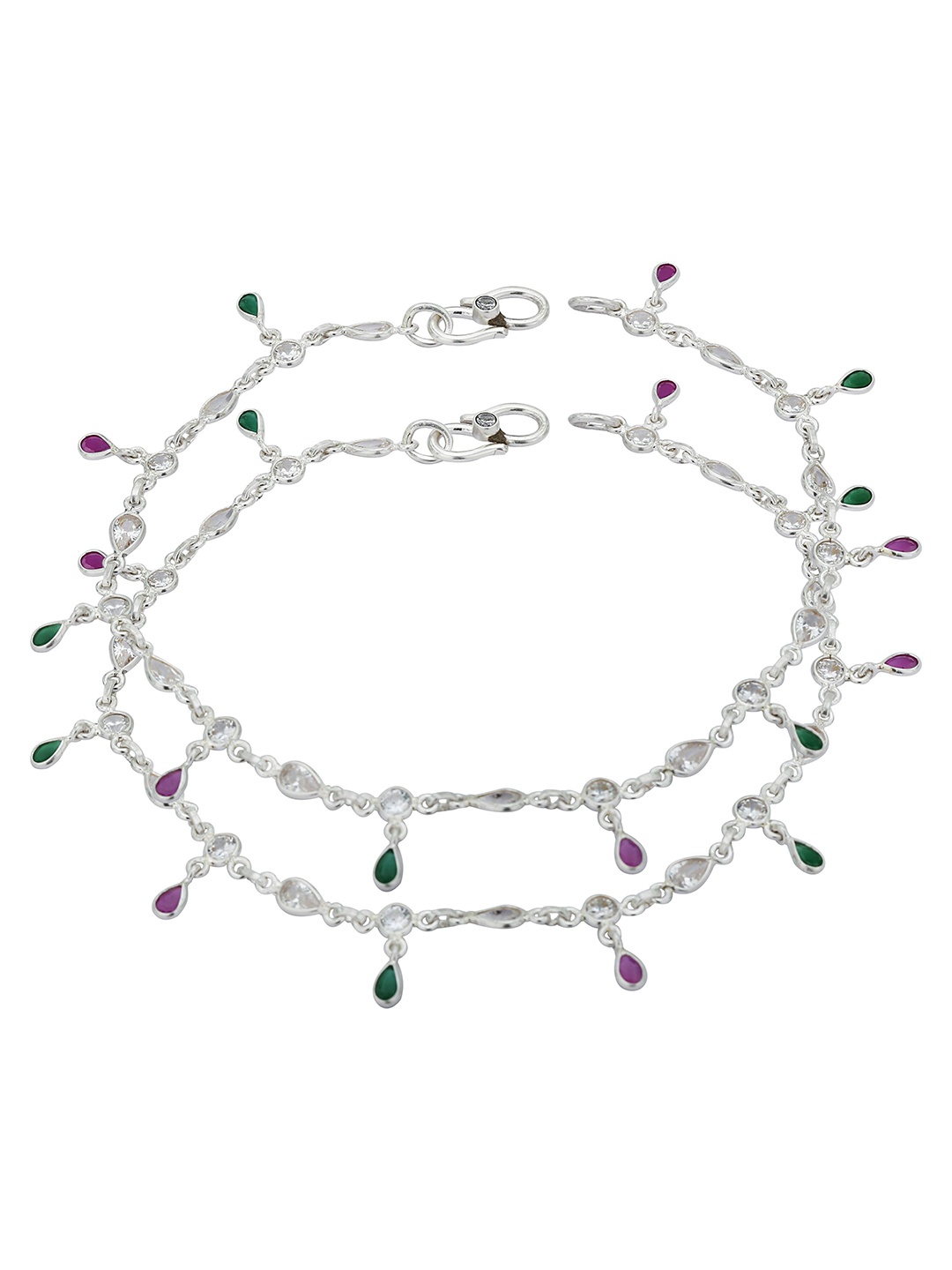 

Peenzone Jewellers Silver-Plated Anklet