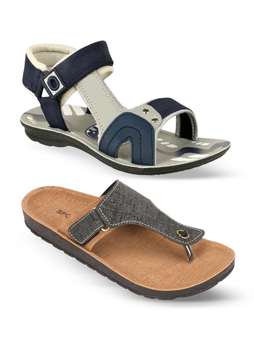 

ORVAX Men Comfort Sandals, Grey