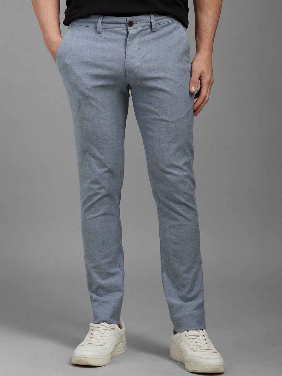 

Louis Philippe Sport Men Slim Fit Trousers, Blue