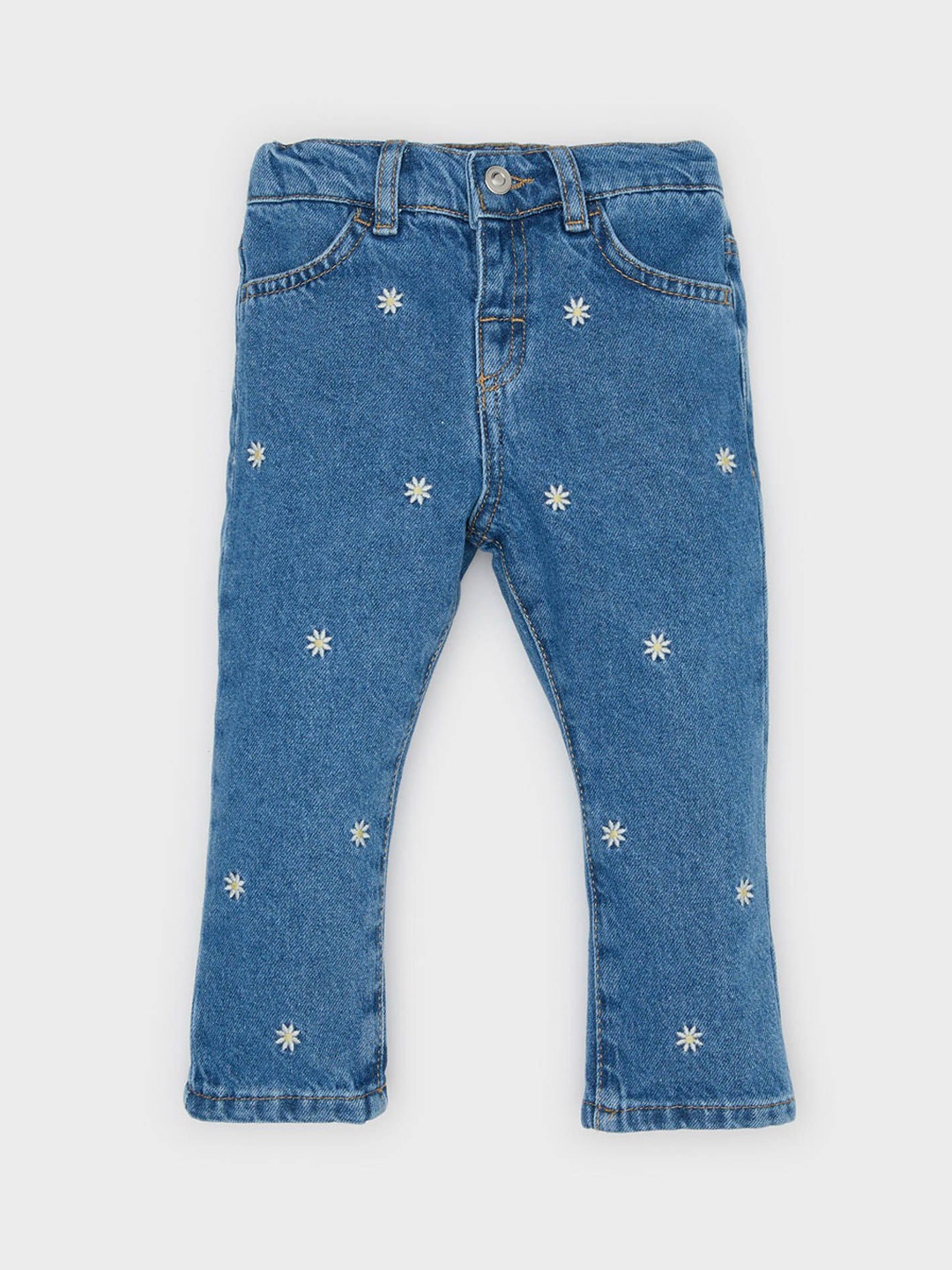 

DeFacto Girls Embroidered Trousers, Na