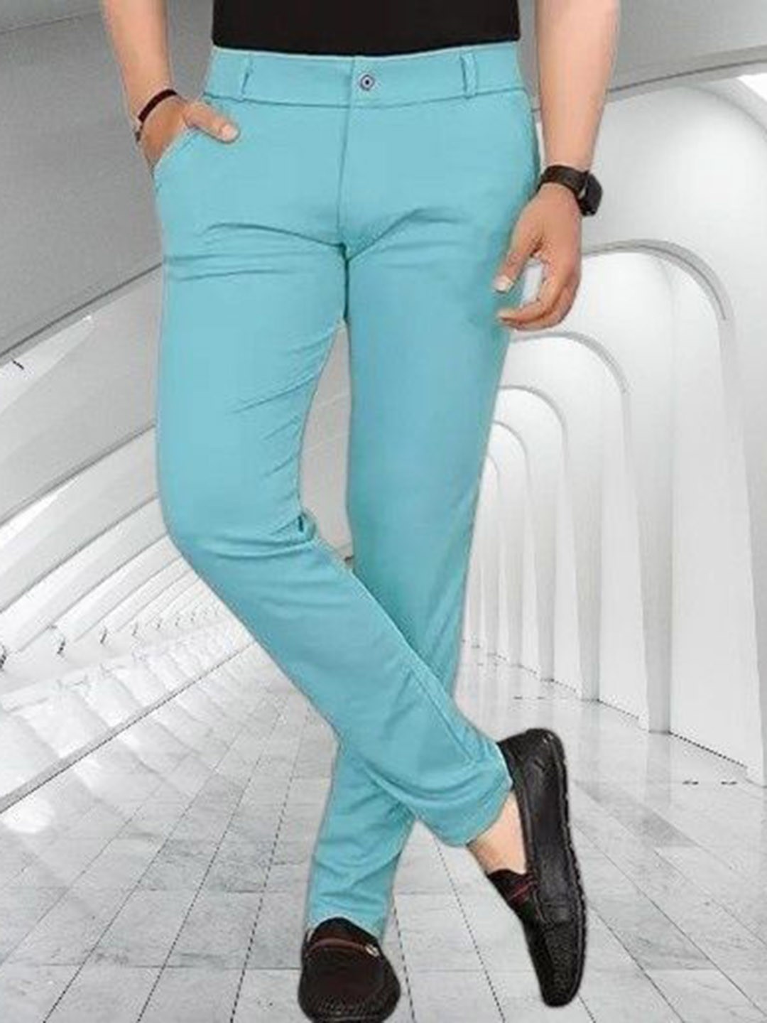 

ISUEL FAB Men Original Trousers, Blue