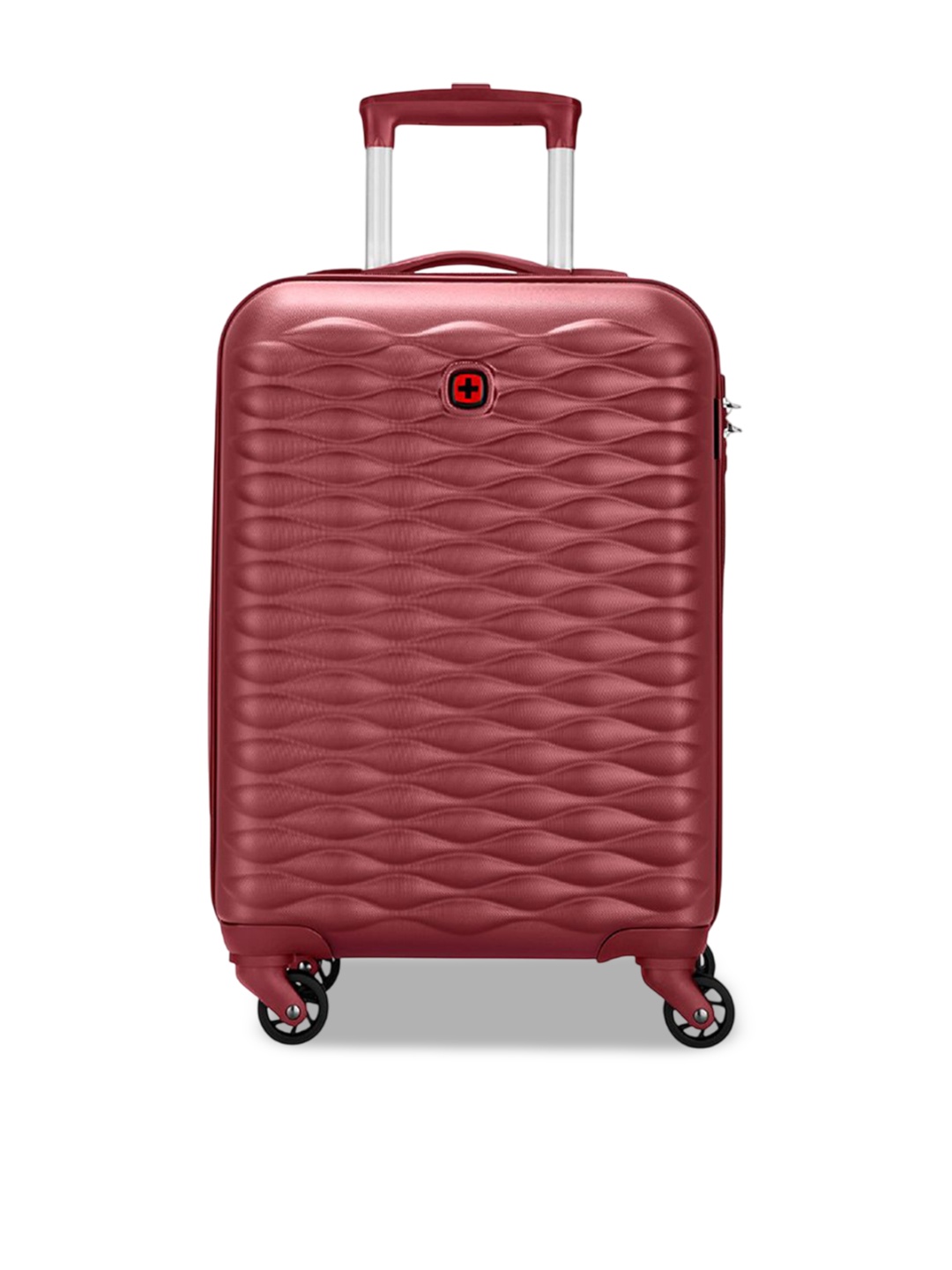 

Wenger In-Flight Textured Hard Sided Cabin Trolly Bag, Red