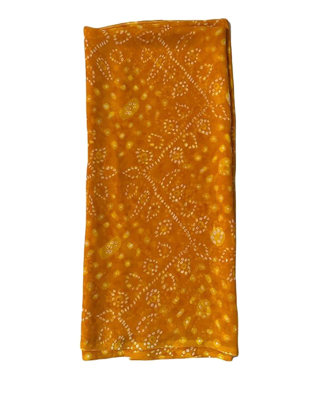 

NK Textiles Printed Unstitched Dress Material, Mustard