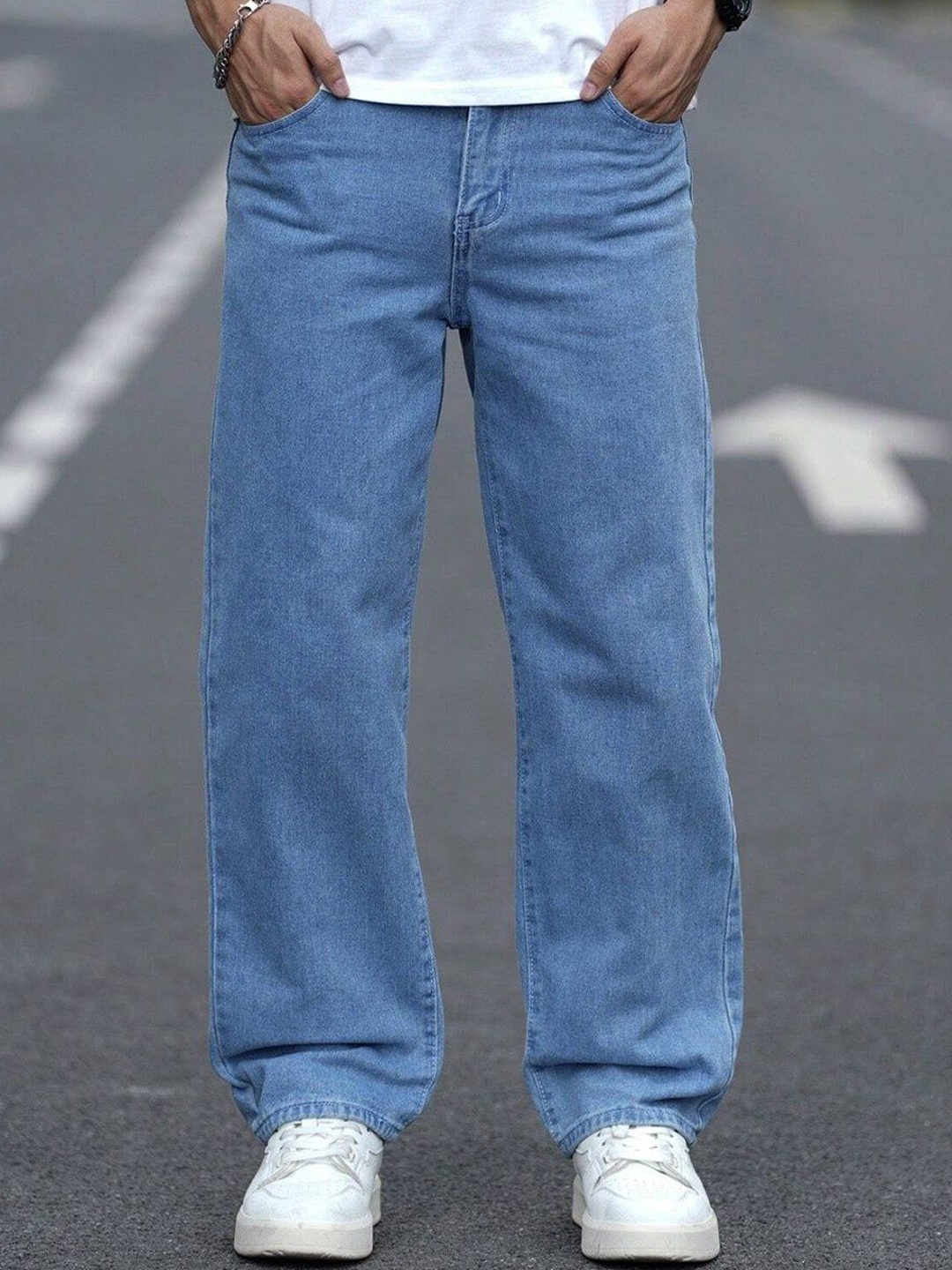 

MASTERLY WEFT Men Super Stretchable Jeans, Blue