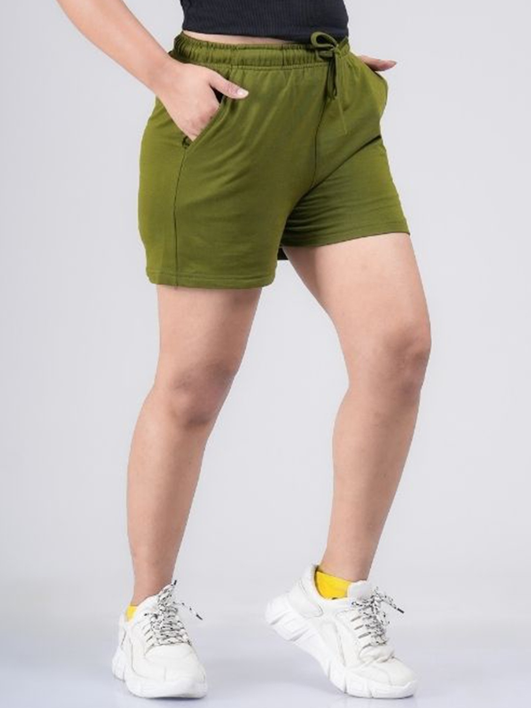 

FLURR Women Shorts, Olive