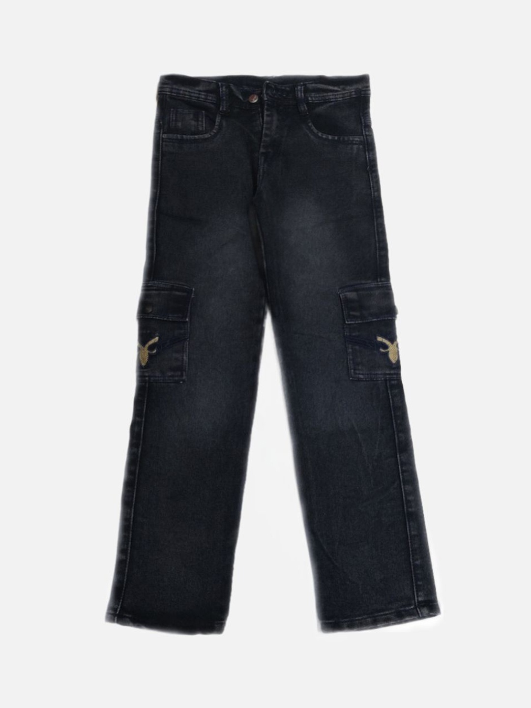 

Killer Boys Highly Distressed Light Fade Jeans, Black