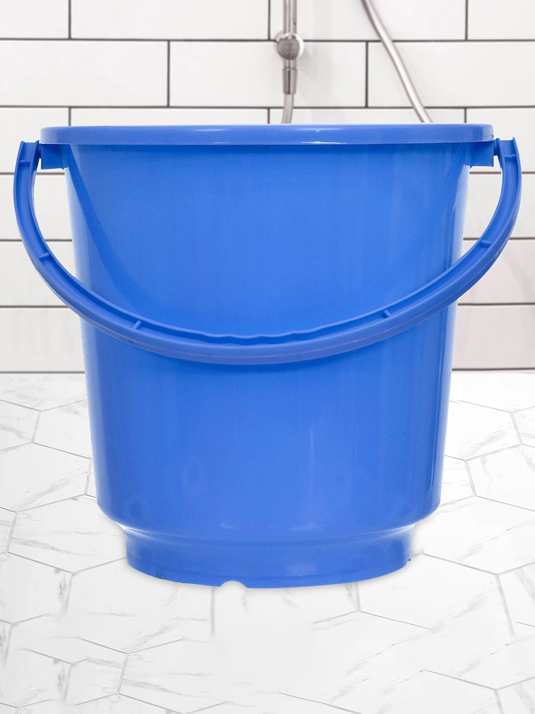 

Kuber Industries Blue Solid Plastic Bath Accessories Set