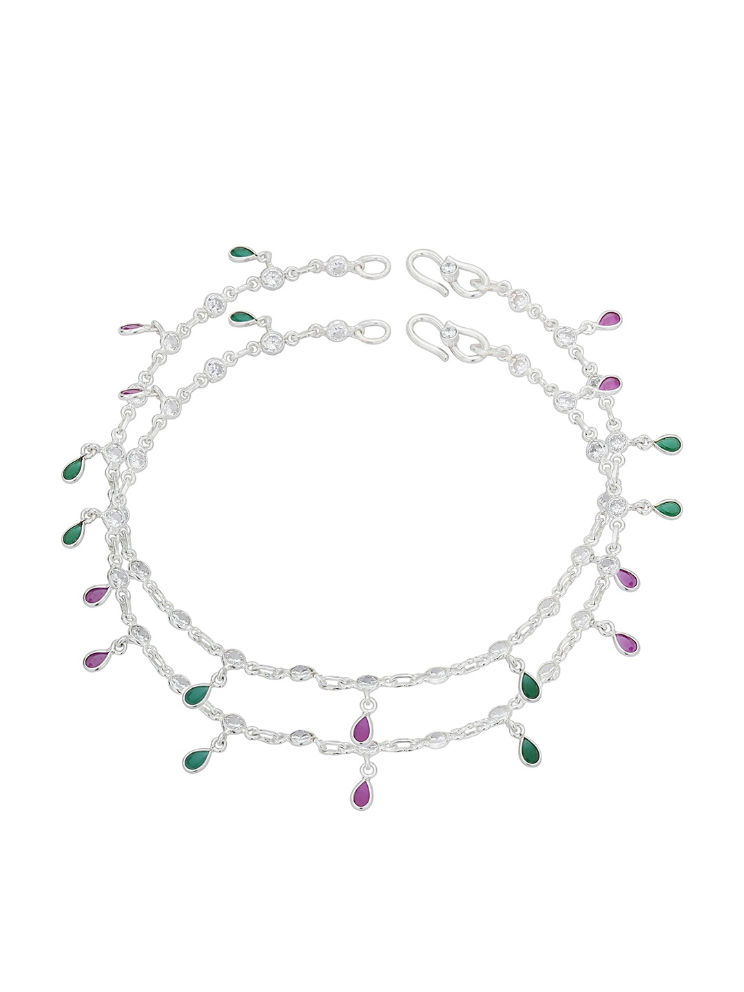 

Peenzone Jewellers Silver-Plated Anklet