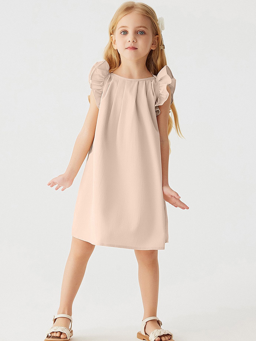 

LULU & SKY A-Line Dress, Beige