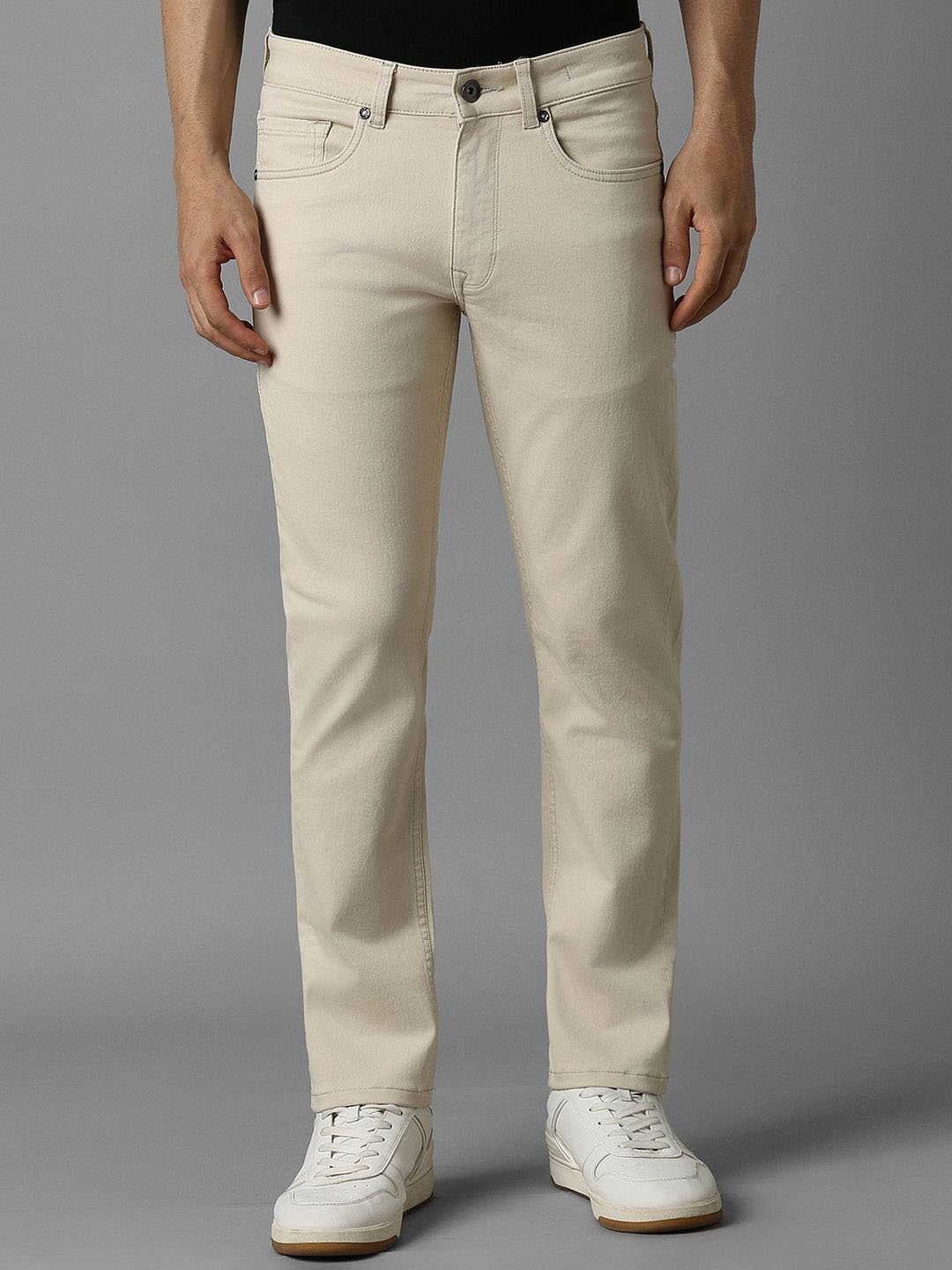 

Louis Philippe Jeans Men Slim Fit Jeans, Beige