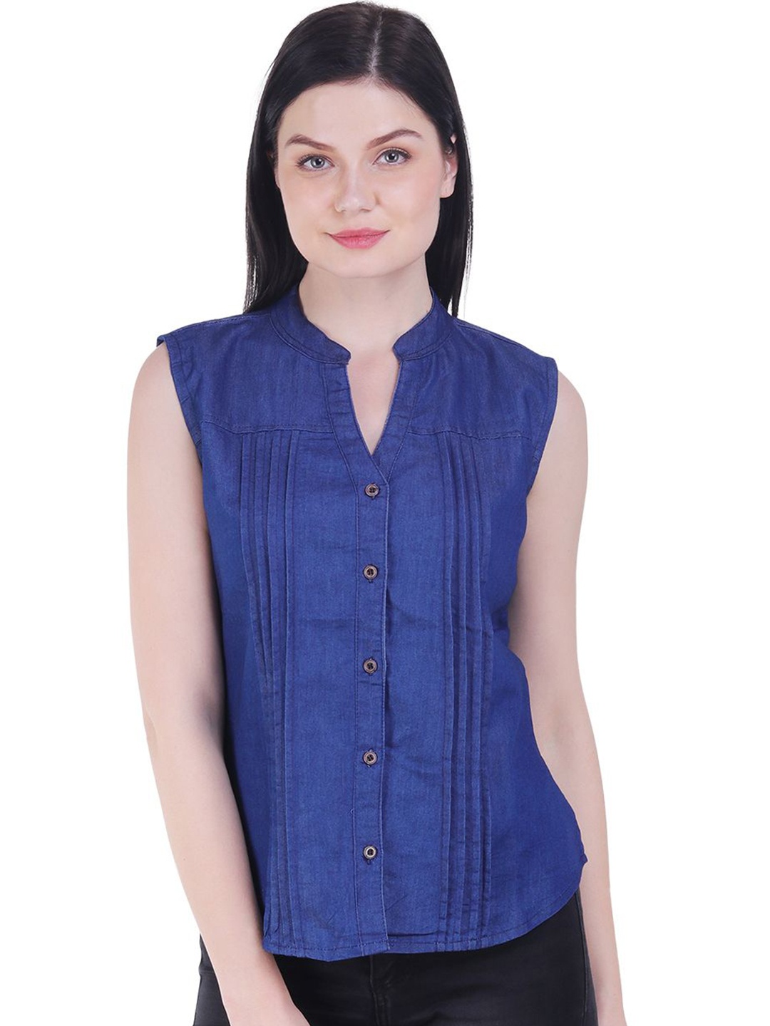 

GIRLS WITH WINGS Women Opaque Casual Shirt, Blue