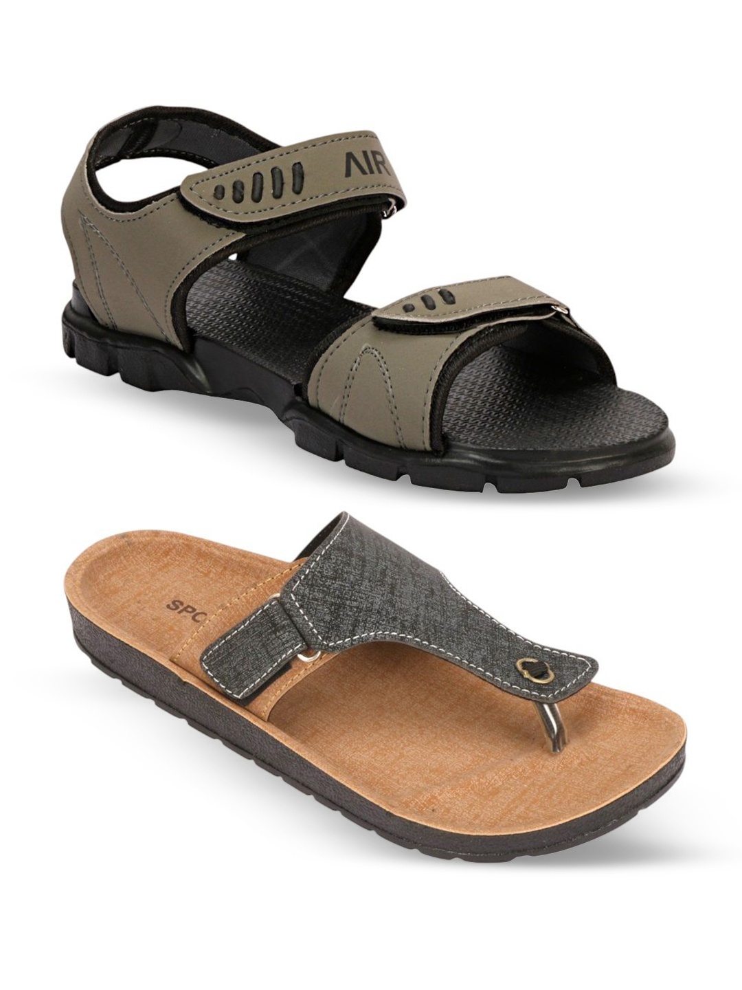 

ORVAX Men Comfort Sandals, Grey