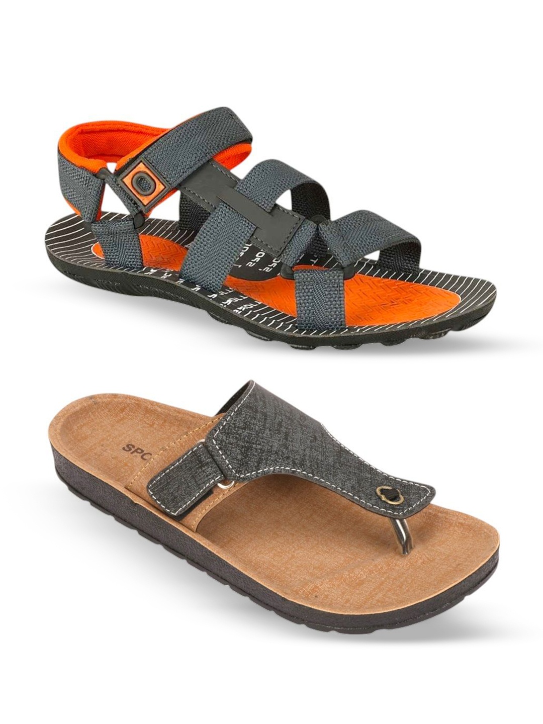 

ORVAX Men Comfort Sandals, Grey