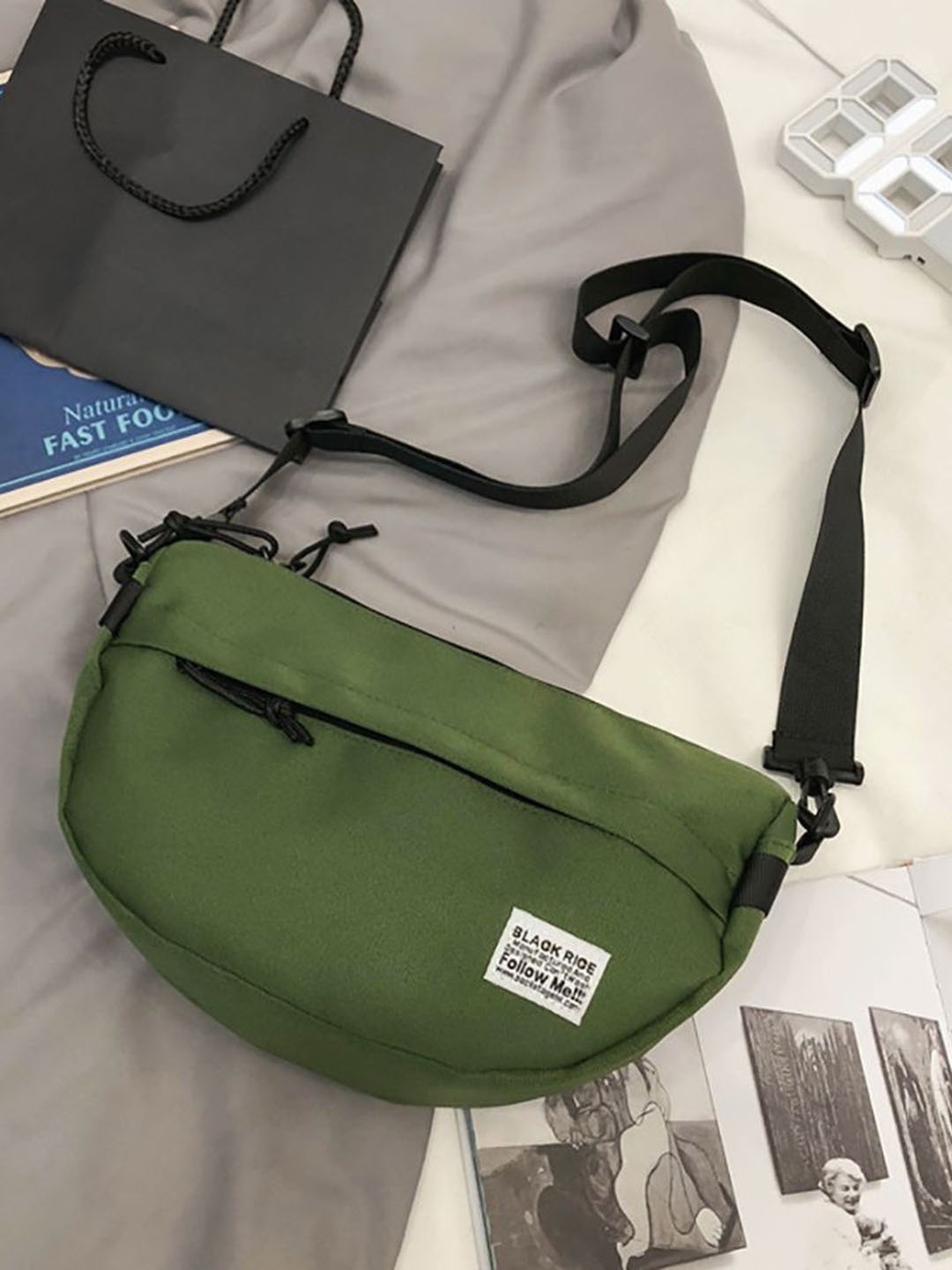 

StyleCast x Revolte Shoulder Bag, Green