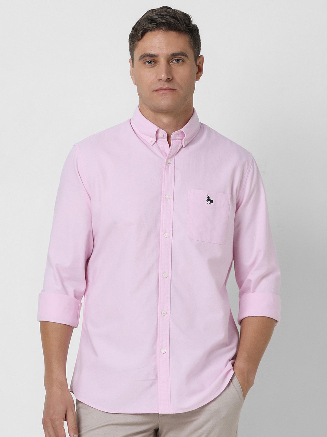 

Van Heusen Sport Men Slim Fit Opaque Casual Shirt, Pink
