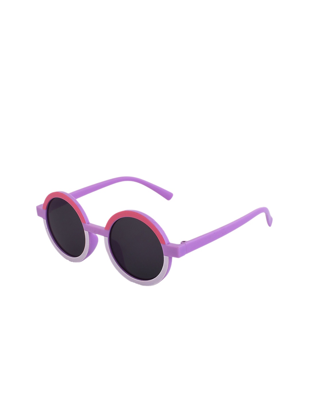 

SHOP FRENZY Unisex Kids Round Sunglasses with UV Protected Lens, Purple