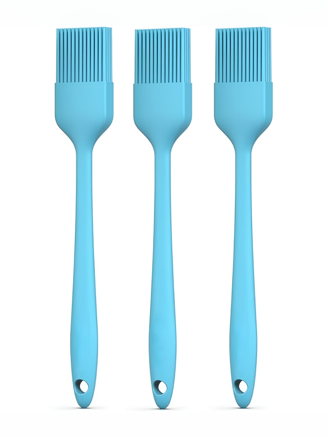 

We3 Set Of 3 Blue Silicon Pastry Brush