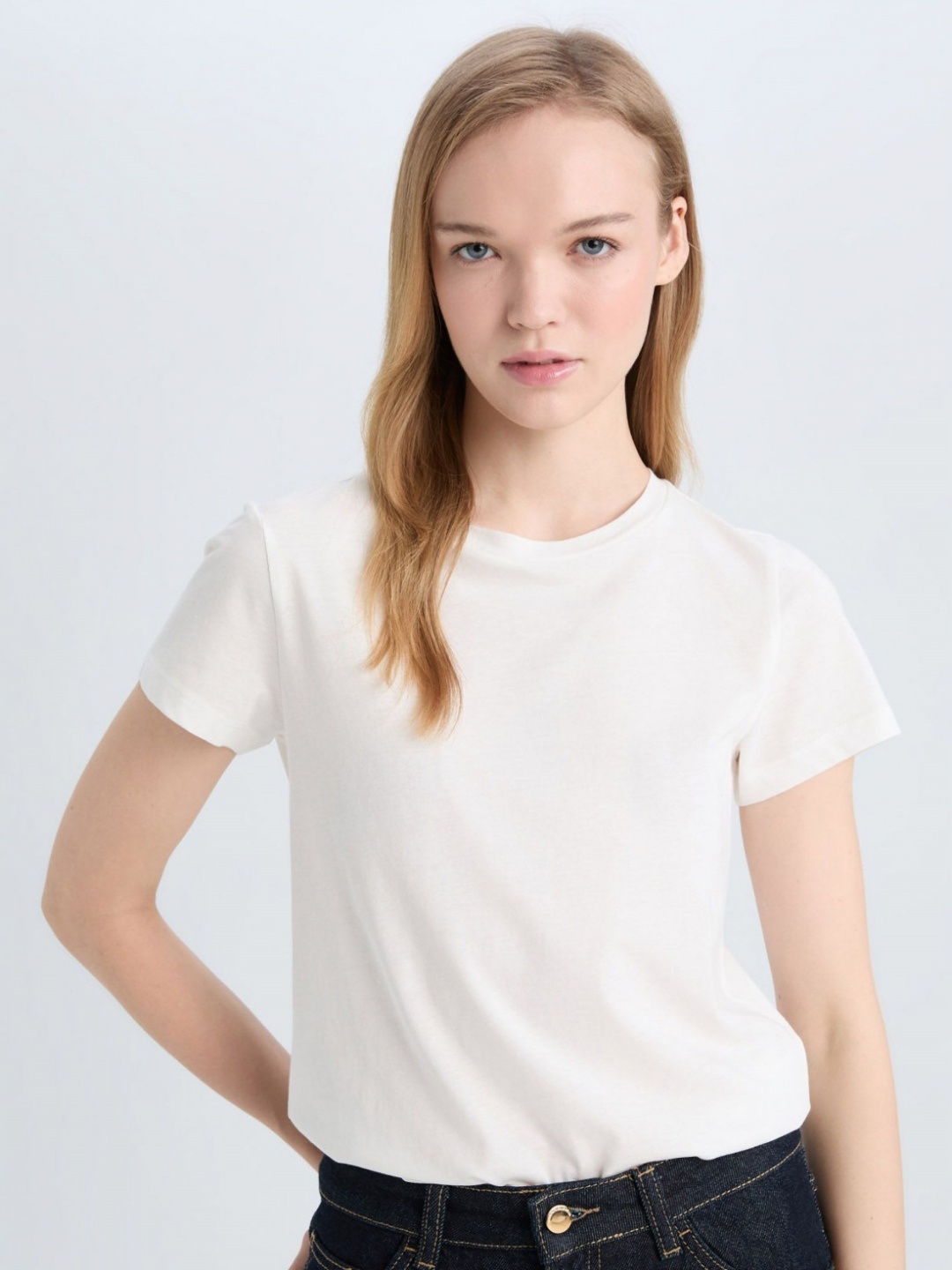 

DeFacto Women Pockets T-shirt, Na