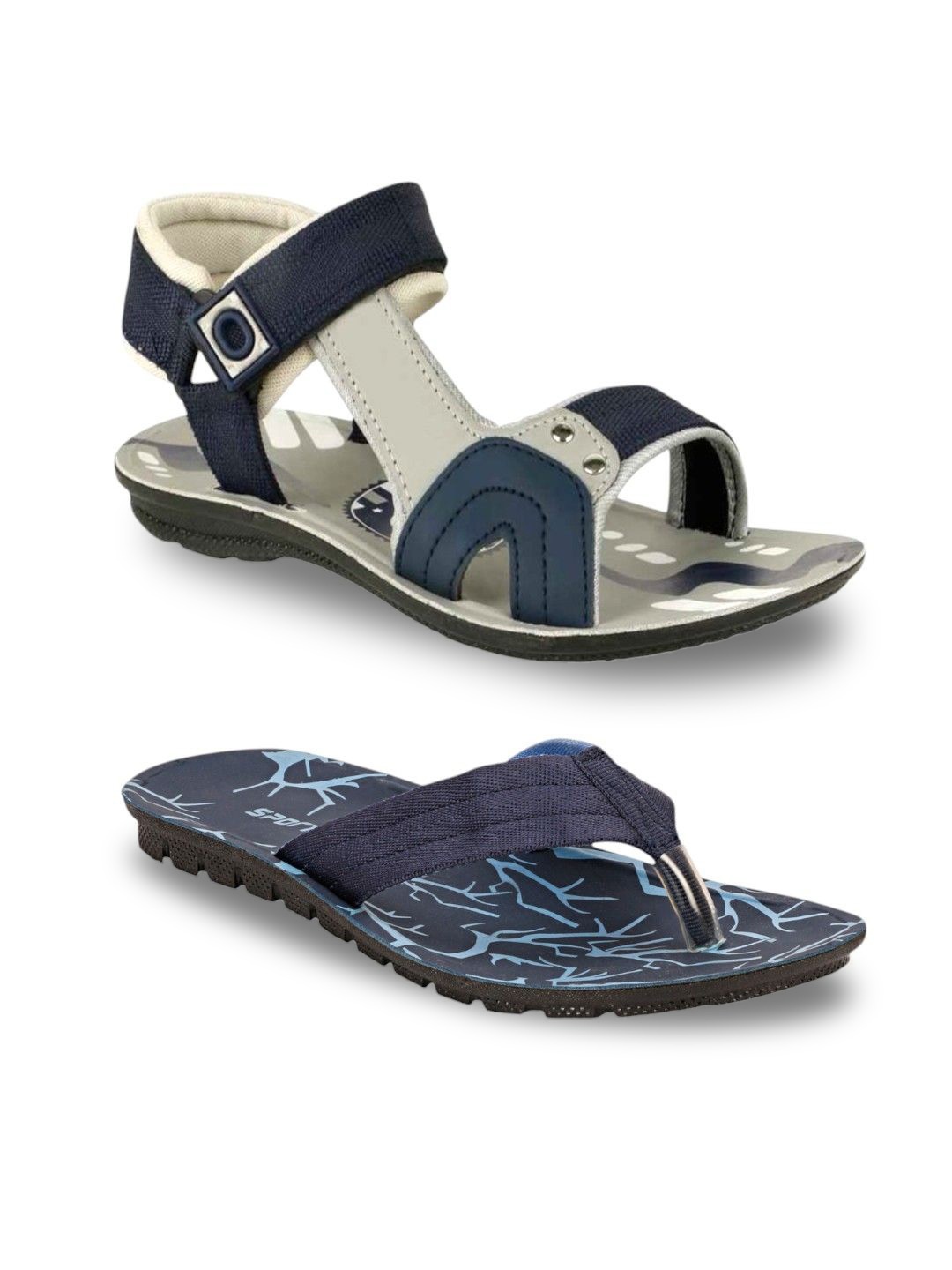 

ORVAX Men Comfort Sandals, Grey