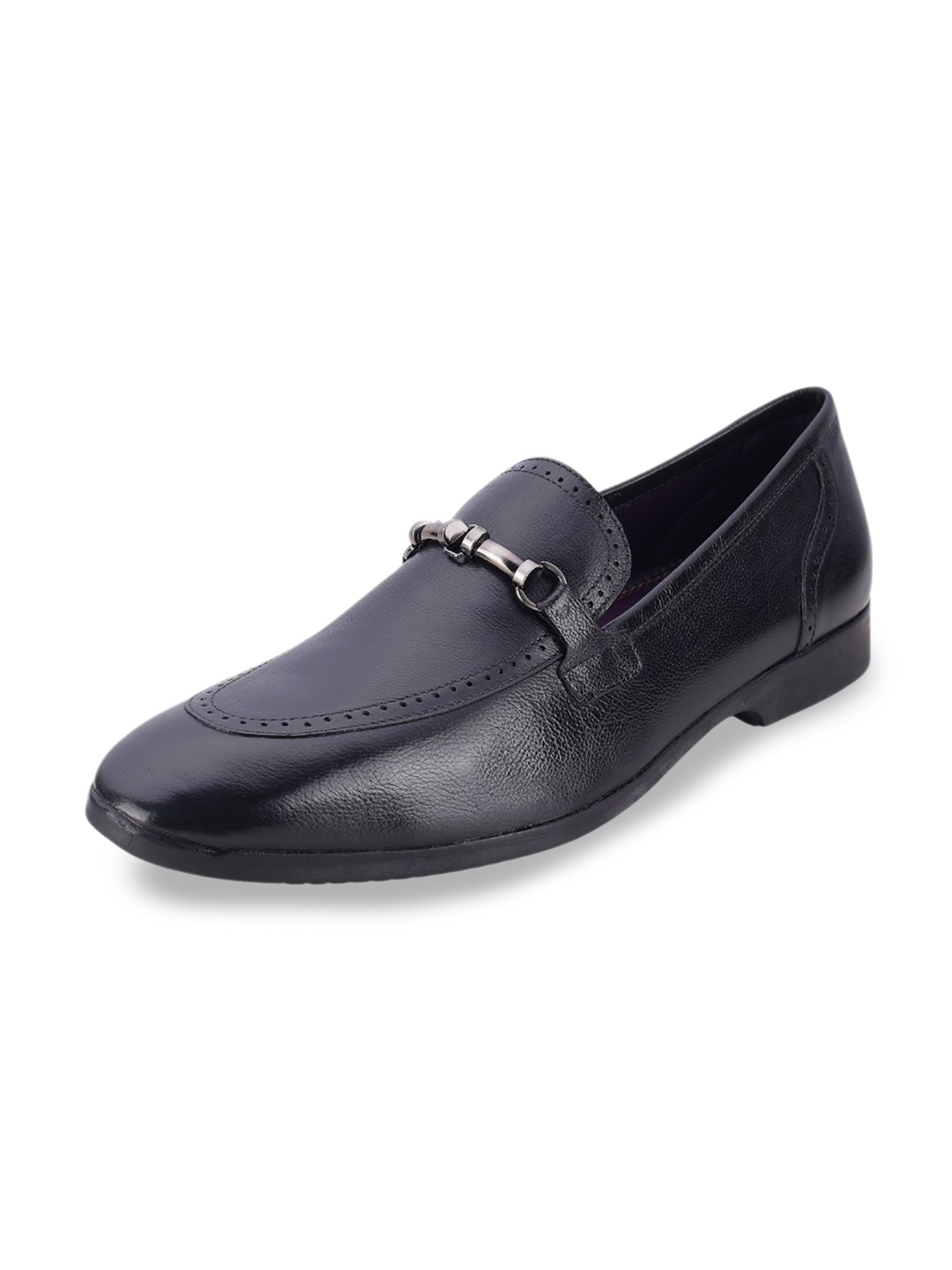 

Egle Men Leather Formal Loafers, Black