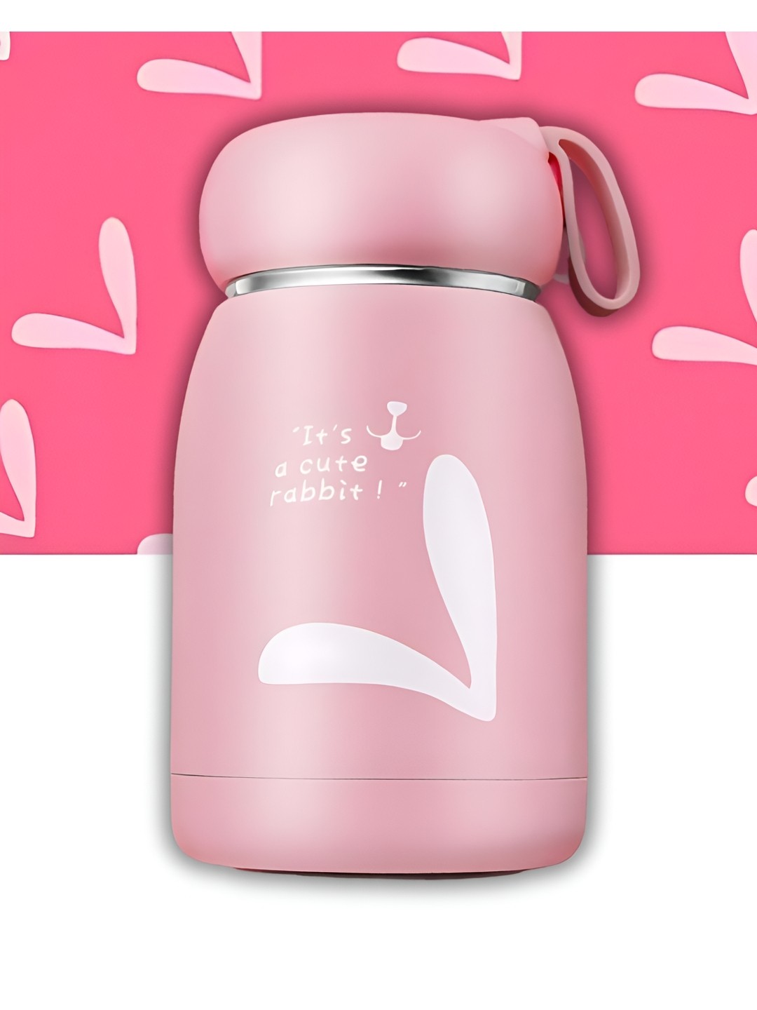 

WELOUR Pink Single Glass Water Bottle
