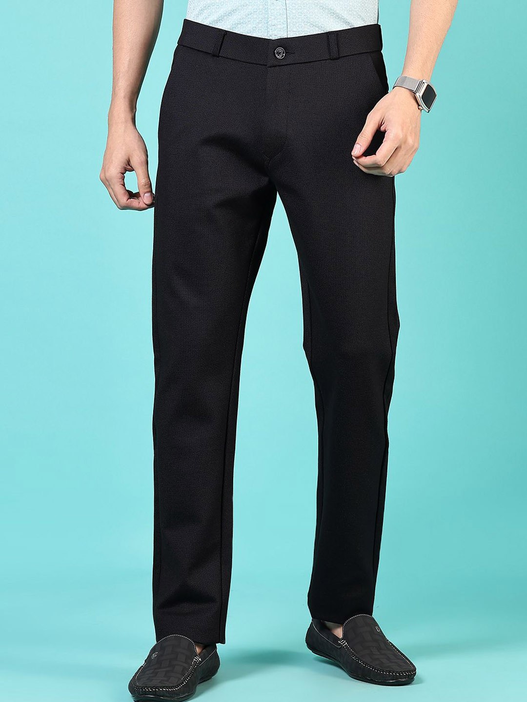 

V-Mart Men Chinos Trousers, Navy blue