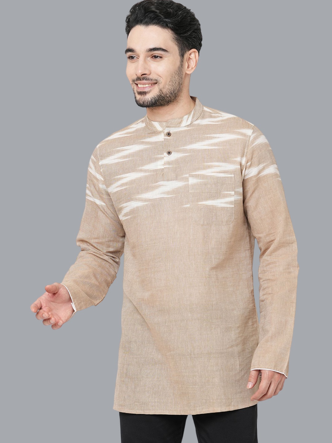 

Arch element Men Kurta, Brown