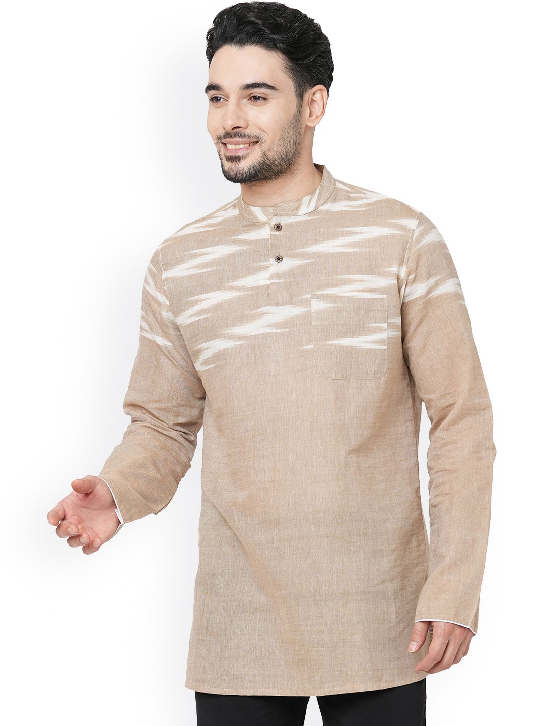 

Arch element Men Kurta, Brown